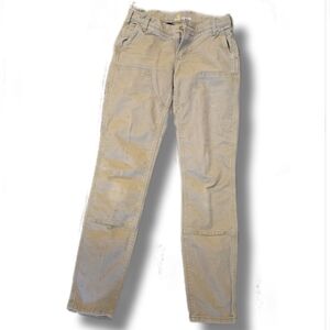 Carhartt slim tan canvas pant